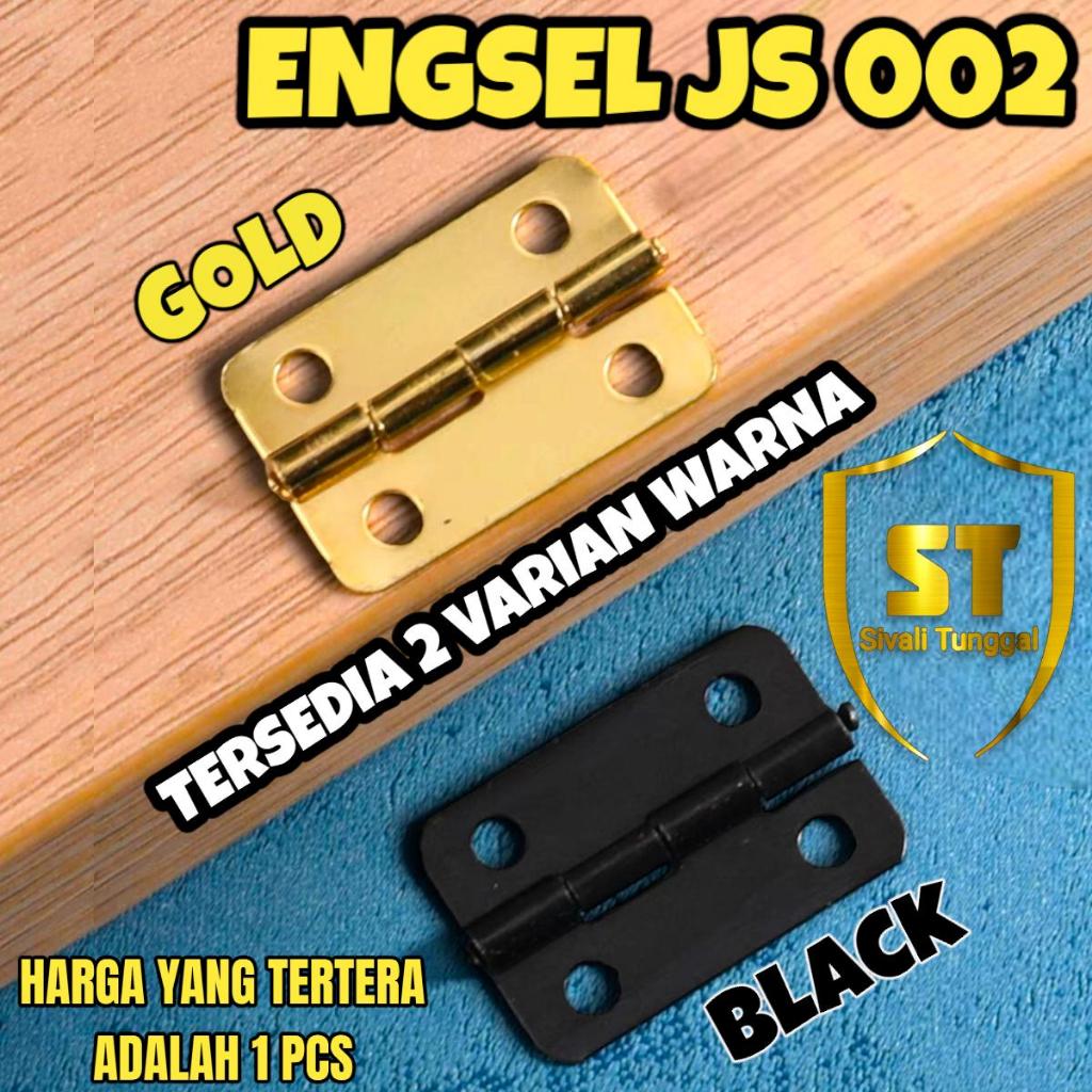 [10 PCS] ENGSEL KUPU KOTAK (JS002) 2,2x1,8CM - KUPU KECIL UNTUK FURNITURE DAN DEKORASI ENGSEL