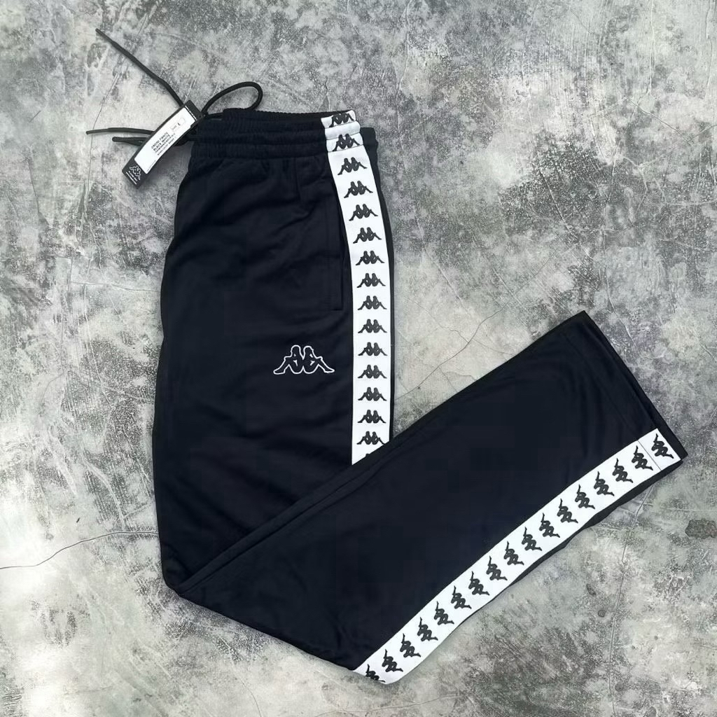 Trackpants Kappa Black White (L) BNIPWT Original 100%