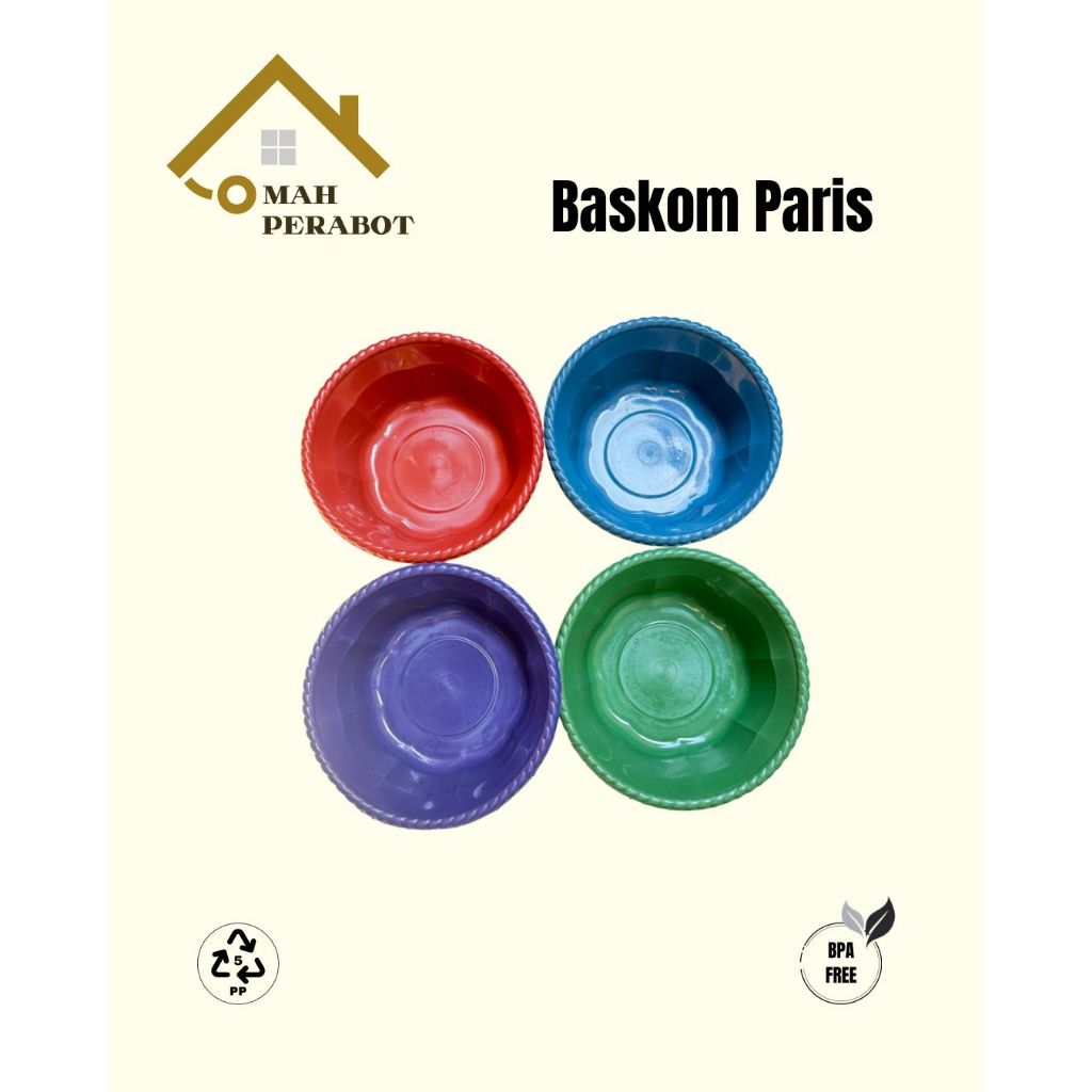 BASKOM PARIS/BRAZIL - BASKOM NASI HAJATAN PLASTIK - EMBER PLASTIK BERKATAN