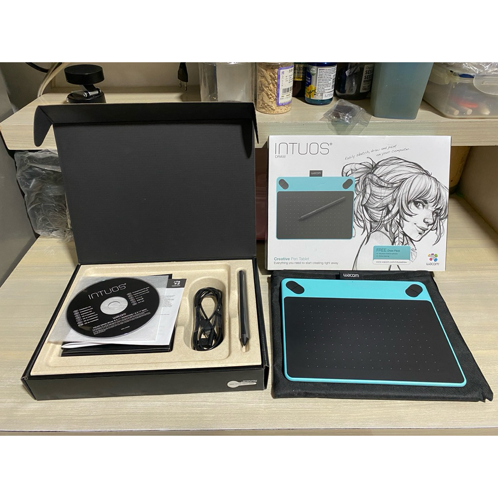 Wacom CTL-490 warna Blue Mint