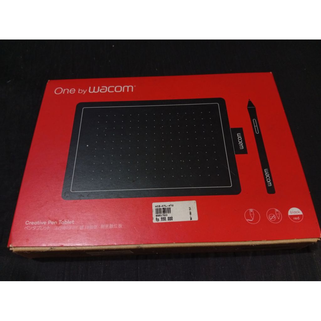 One by Wacom Creative Pen Tablet Bekas Original