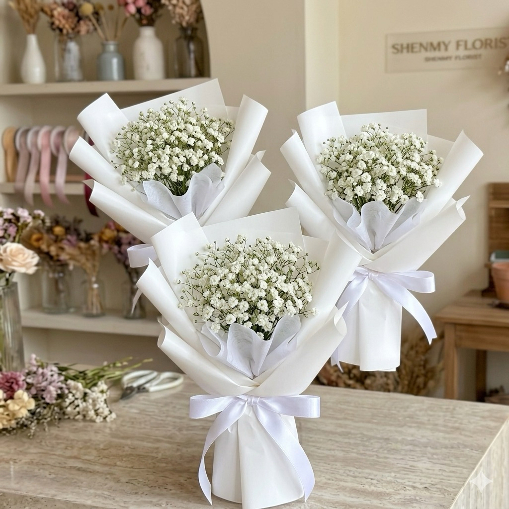 BUKET BUNGA  mini/BUKET COKLAT/BUKET BUNGA ARTIFICIAL /Buket Silverqueen