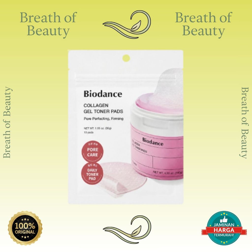Biodance collagen gel toner pads  30g (isi 10pads) | Breathofbeauty