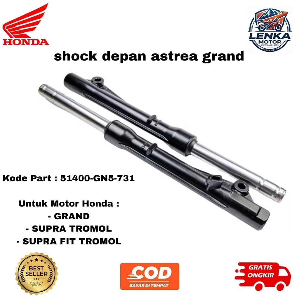 shock depan astrea grand GN5 Lenka Motor Part