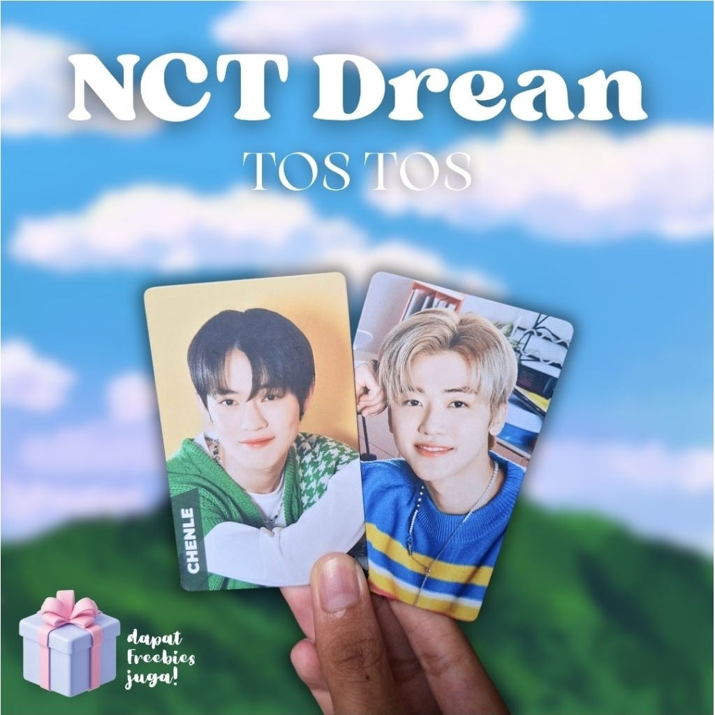 Photocard Official TosTos NCT Dream Chenle dan Jaemin