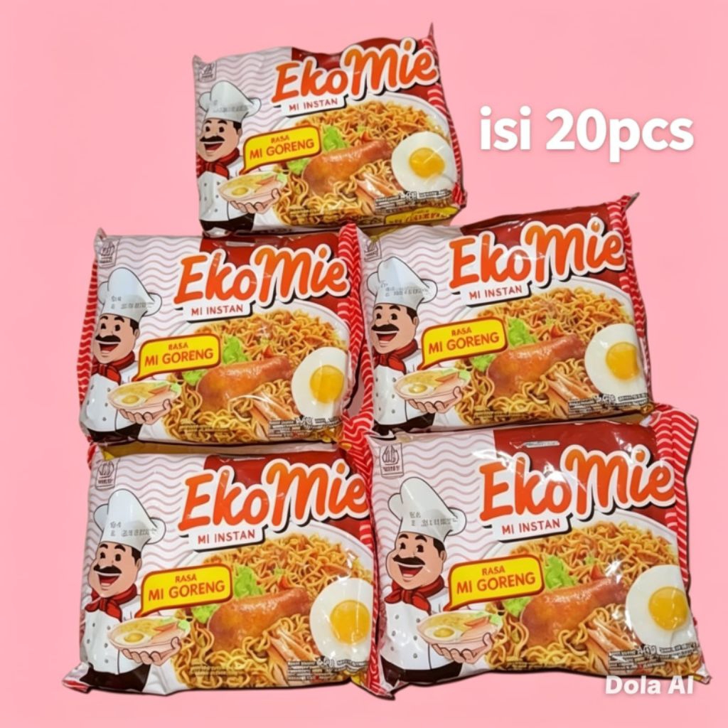 20pcs Eko mie goreng kemasan 60gr