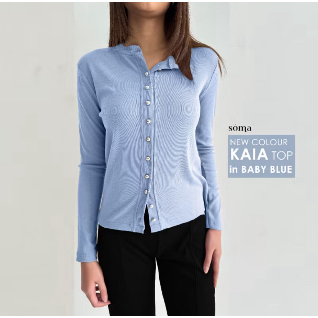 SOMA Kaia Top (Baby Blue)
