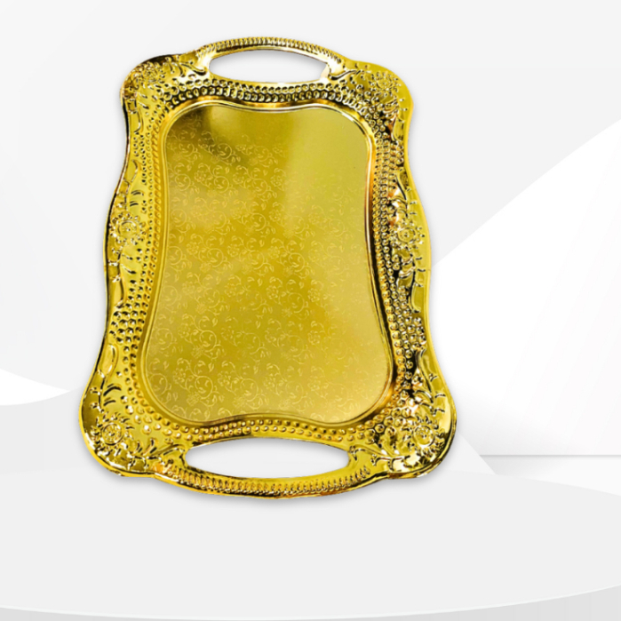 NAMPAN ARAB PERSEGI / BAKI PERSEGI KECIL / NAMPAN GOLD / NAMPAN CANTIK MOTIF ARAB alelal store