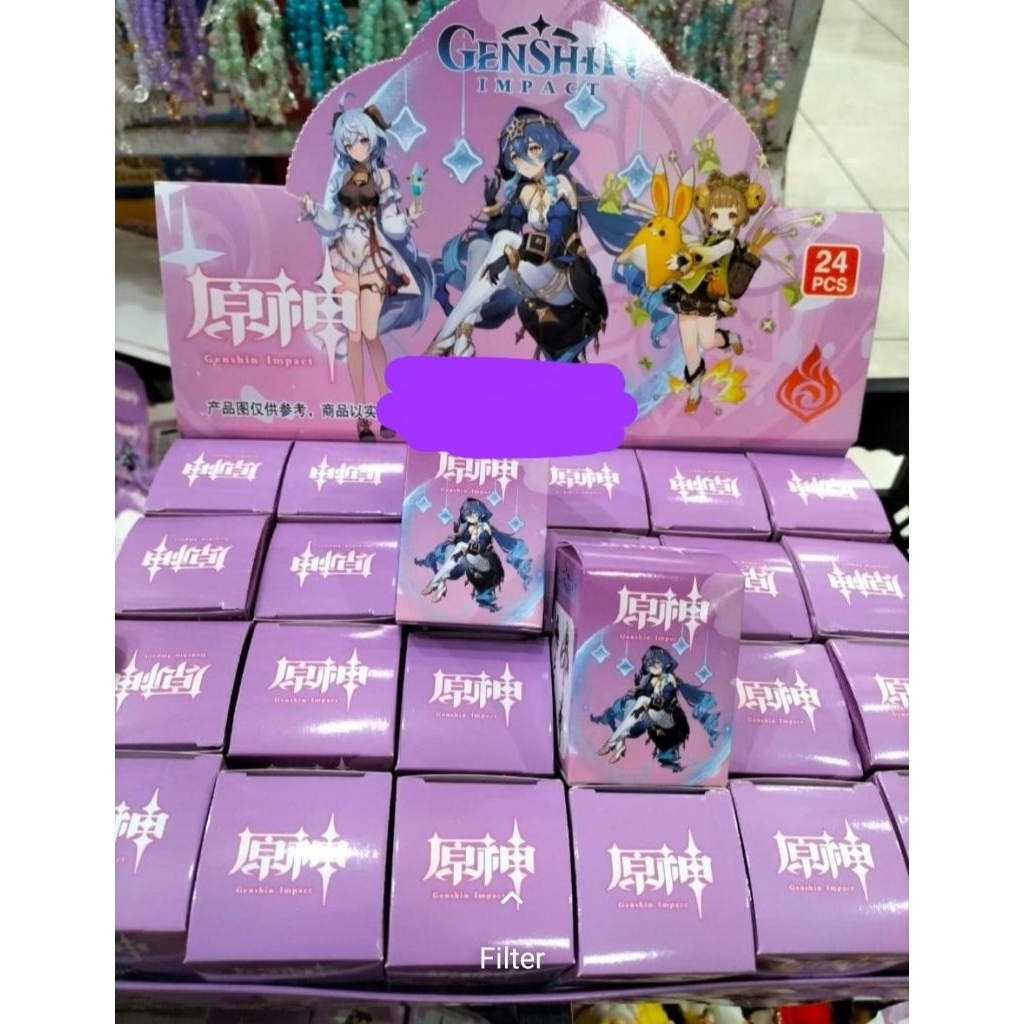 (GENSHIN) MAINAN BLIND BOX GENSHIN ANIME SURPRICE DOLL FIGUR GENSHIN BLINDBOX