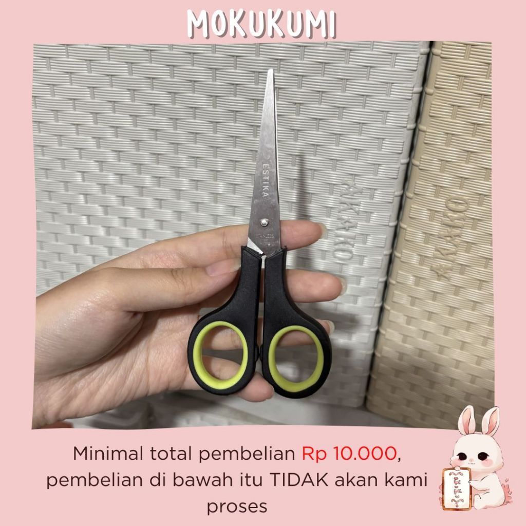 gunting kecil estika tajam