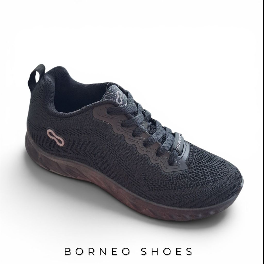 Sepatu Sekolah Hitam Polos Barnett Pro 03 Original | Sepatu Sekolah Cowok SD SMP SMA (39-43)