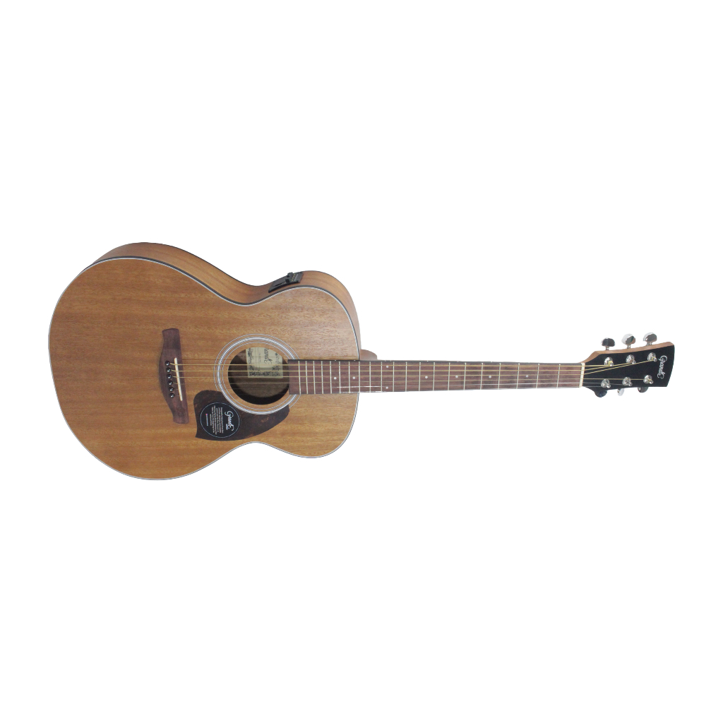 Gitar Akustik Elektrik Merk Grande Original Tipe FW-401E NS Equalizer Tuner Warna Brown Senar String