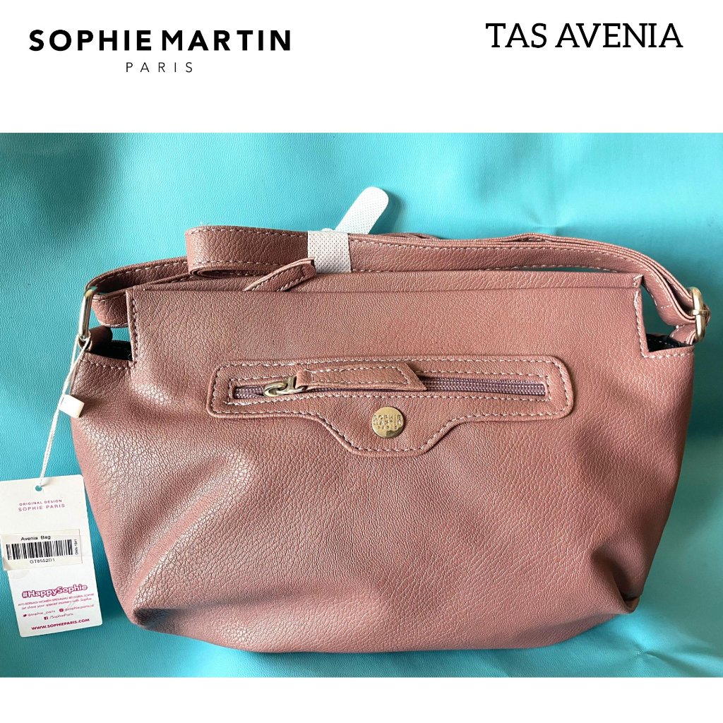 TAS AVENIA SOPHIE MARTIN PARIS PROMO TAS SELEMPANG COKLAT WANITA
