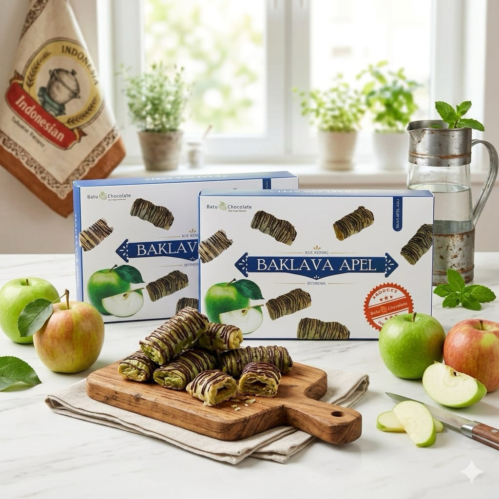 Batu Chocolate - Baklava Apel - Oleh oleh Batu Malang