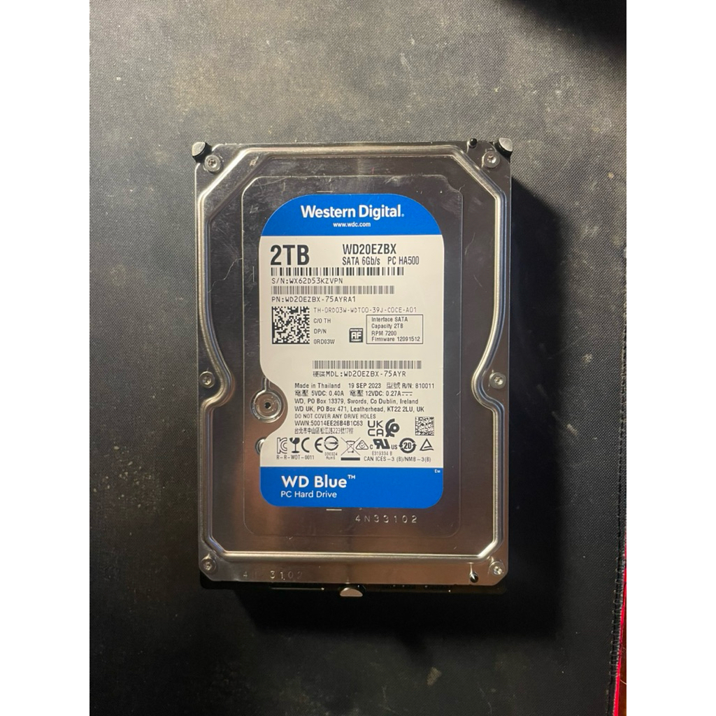 Harddisk Western Digital 2TB