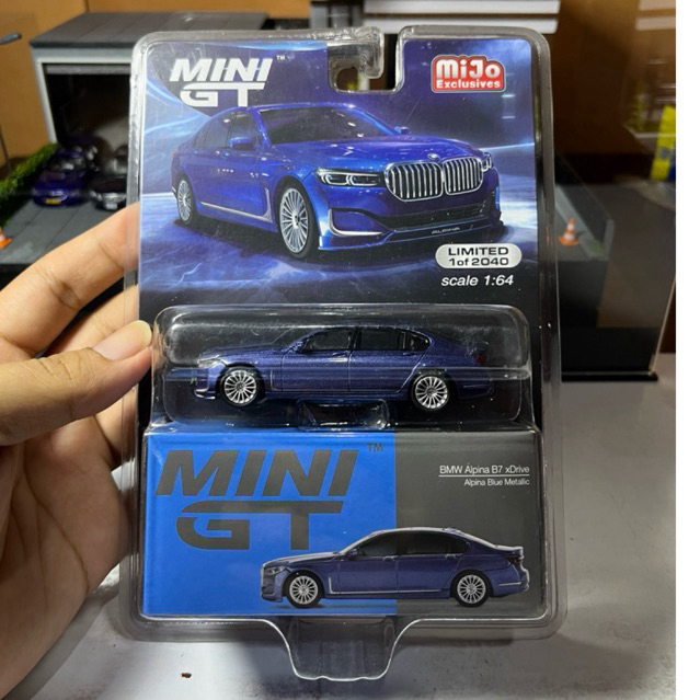 mini gt bmw alpina b7 blue