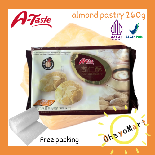 A-Taste Almond Pastry / Biskuit Almond / Ataste Almond Pastry 260grm