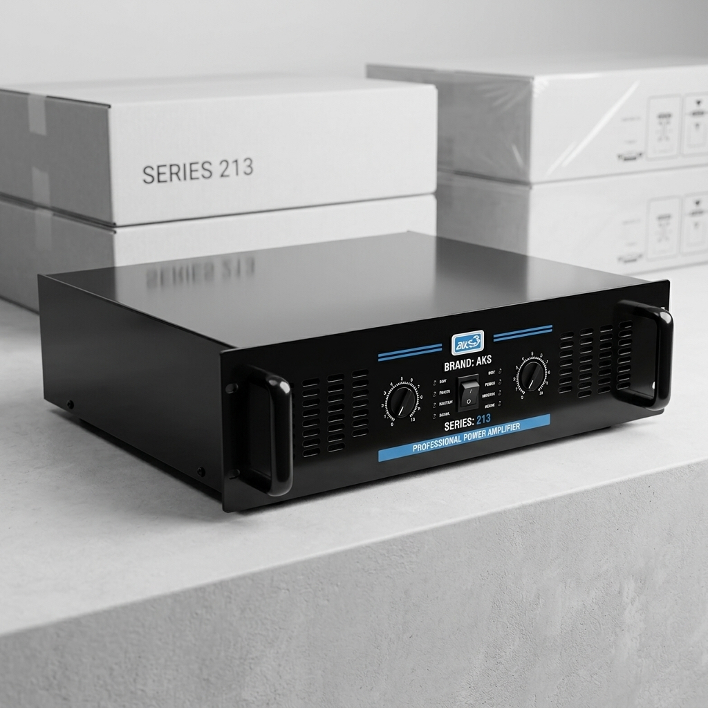 Box Power Ampli Amplifier 213 Bok Ampli 213 Hitam Bahan Plat Besi Tebal