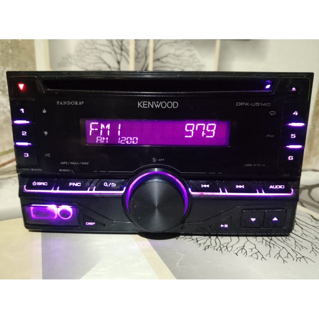 head unit tape mobil kenwood DPX U5140
