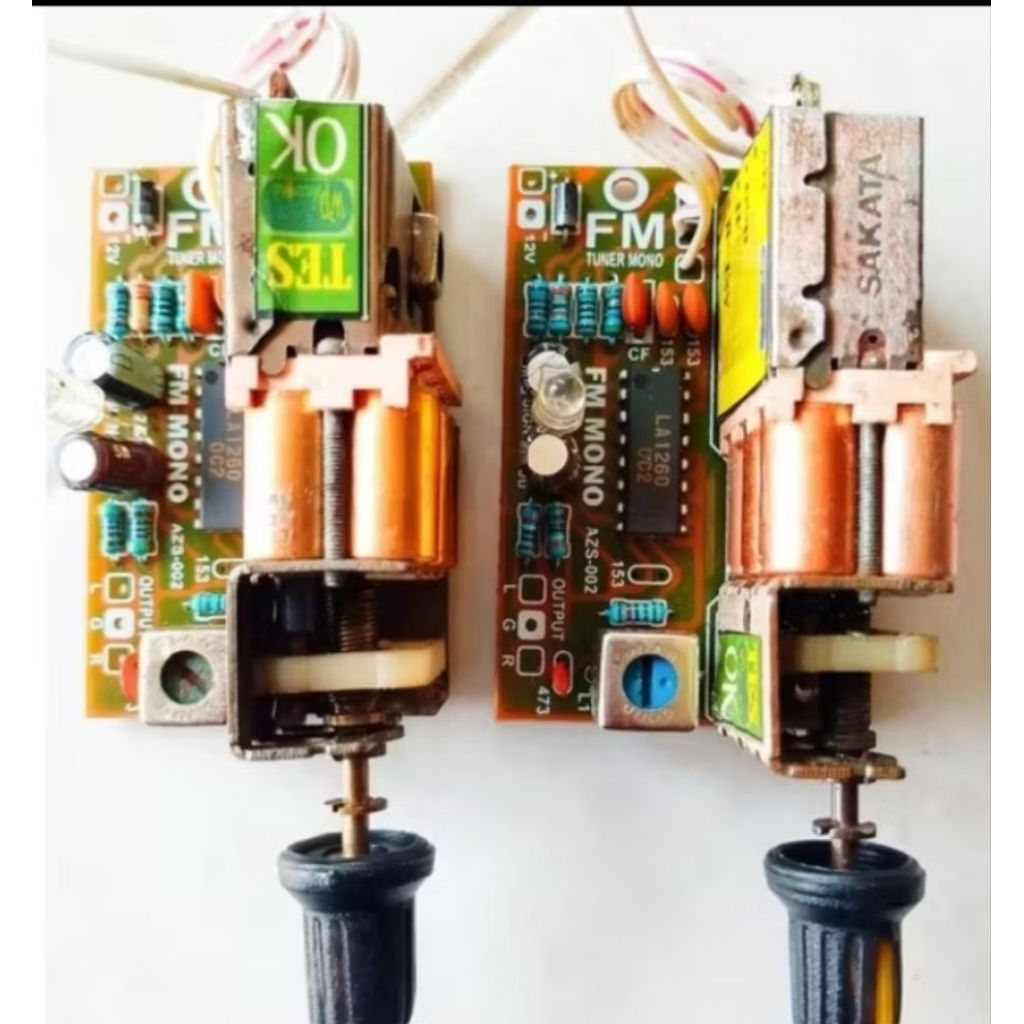 KEPALA TUNER + KIT MONO komponen baru tanpa IC & IF BIRU