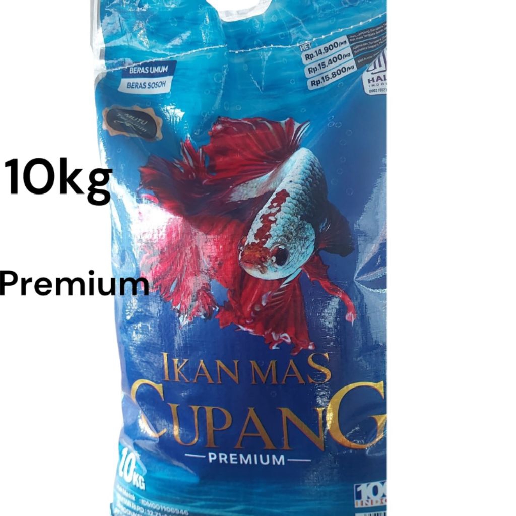 beras premium ikan cupang 10kg