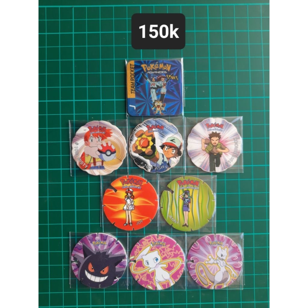 tazos pokemon spin smash trainer set