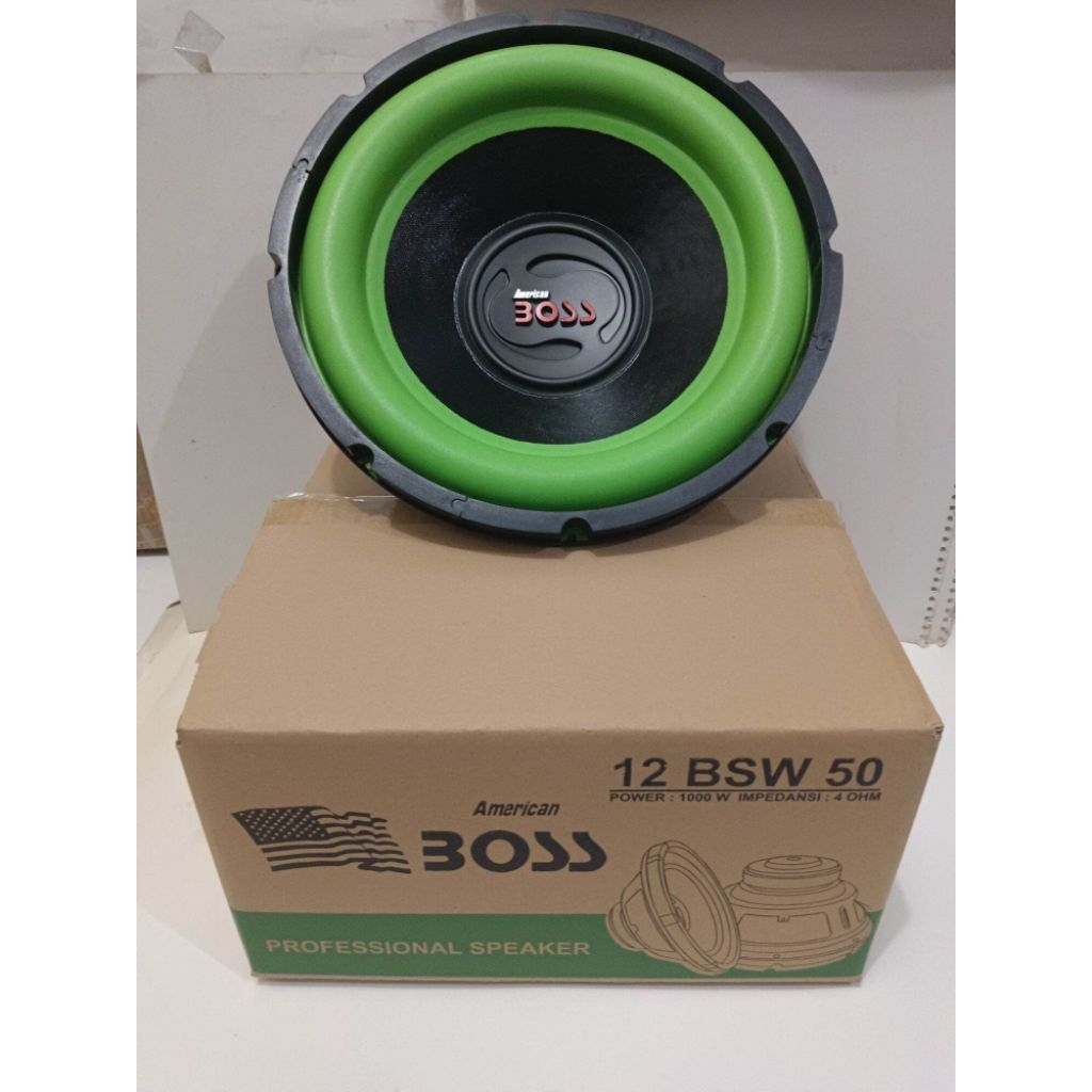 SPEAKER SUBWOOFER AMERICAN BOSS 12 INCH 12BSW50 12inch 12 BSW 50