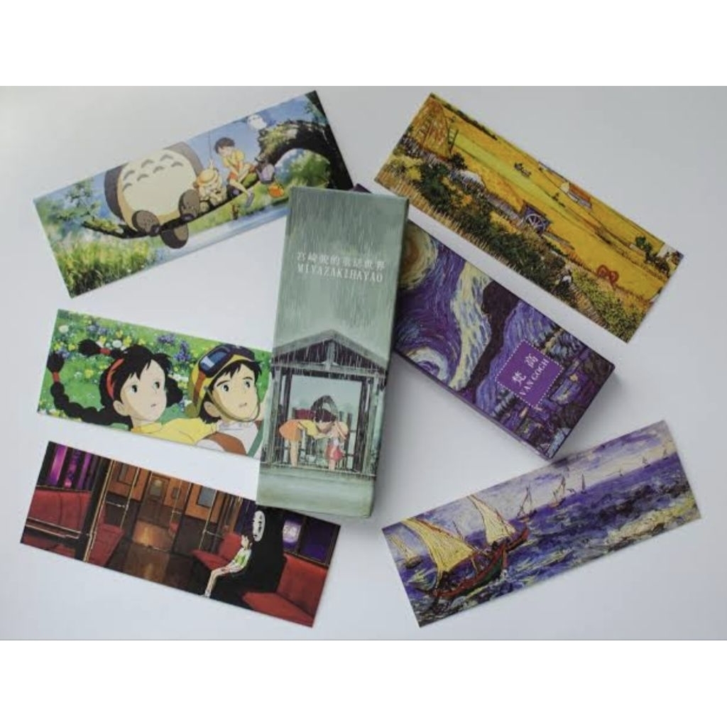 [SATUAN] Bookmark Animasi Miyazaki Hayao, Studio Ghibli