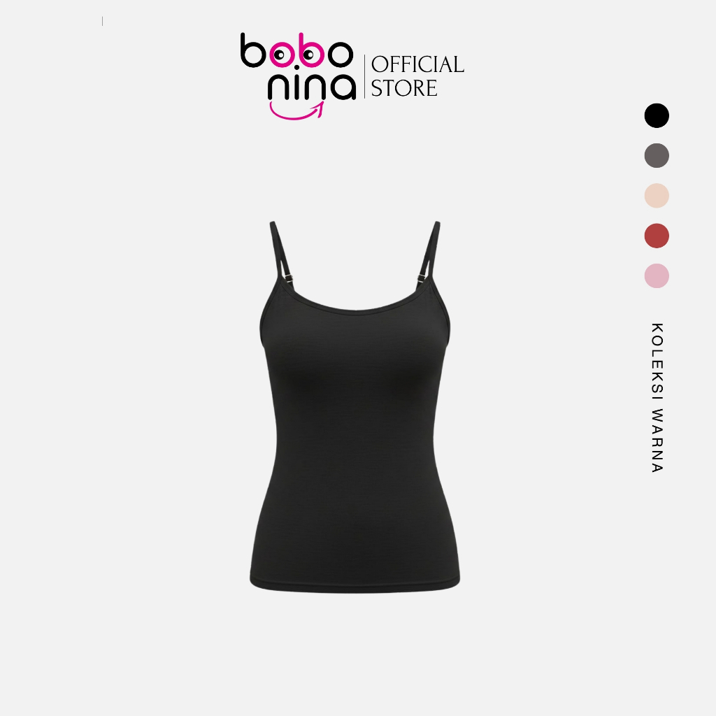 Ninabobo BR211 TankTop Bra Big Size Jumbo Singlet Panjang Wanita Tali Adjustable Olahraga