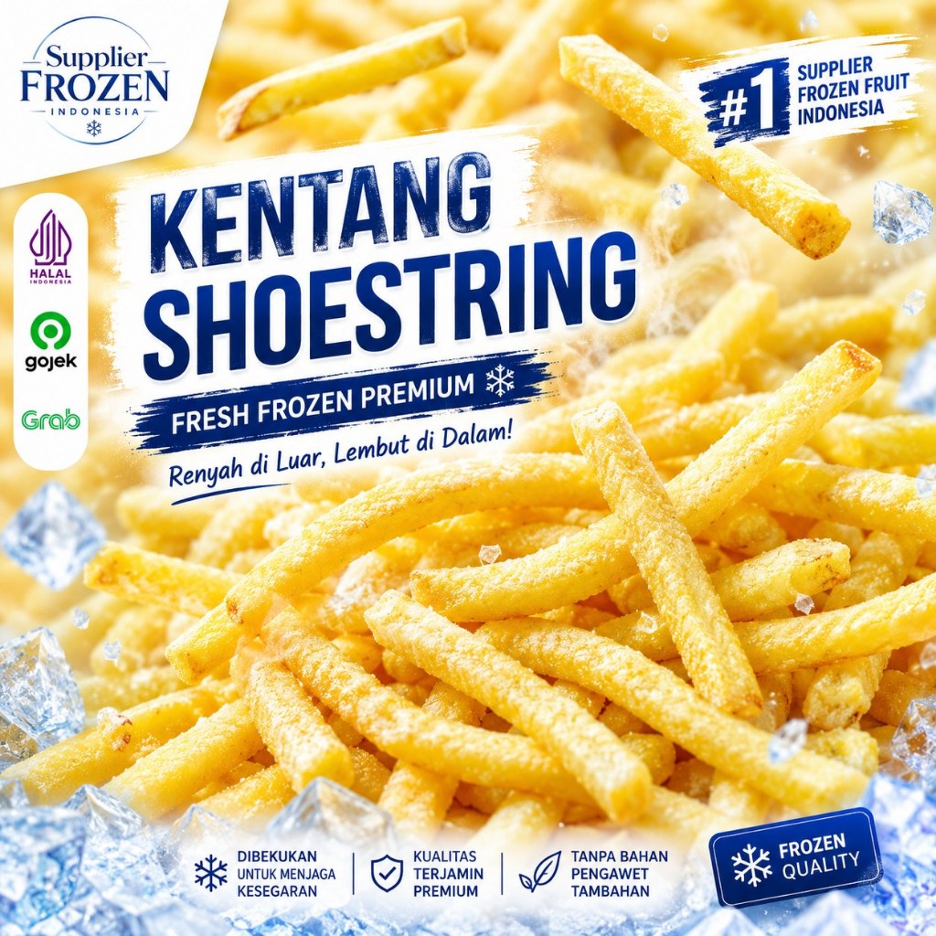 Kentang Goreng Grosir Kiloan | Su[[lier Frozen Indonesia