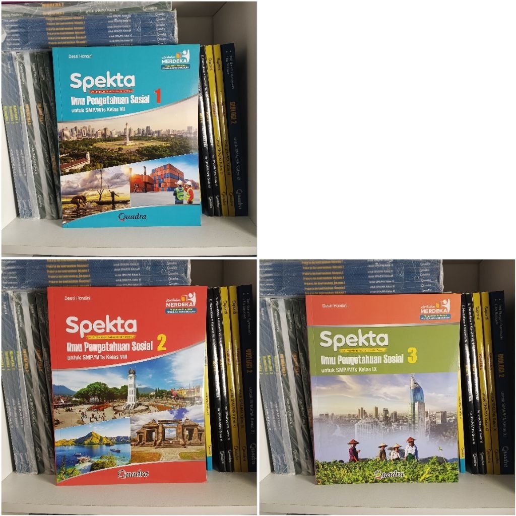 Buku Quadra - Spekta IPS Terpadu SMP Kelas 7,8,9 Kurikulum Merdeka