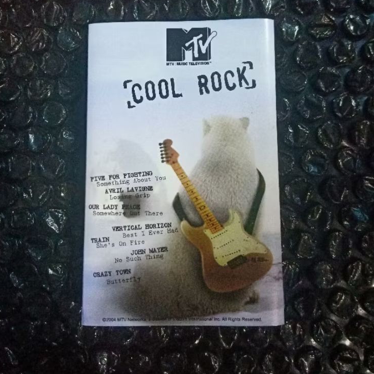 Kaset MTV Cool Rock (Mulus) / Avril Lavigne, The Calling, The Verve Pipe ,Train dll