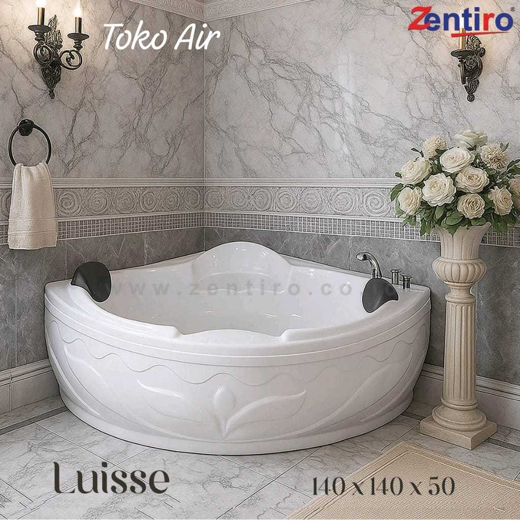 Bathtub ZENTIRO Jacuzzi Sudut Luisse | Bathtub Corner Whirlpool