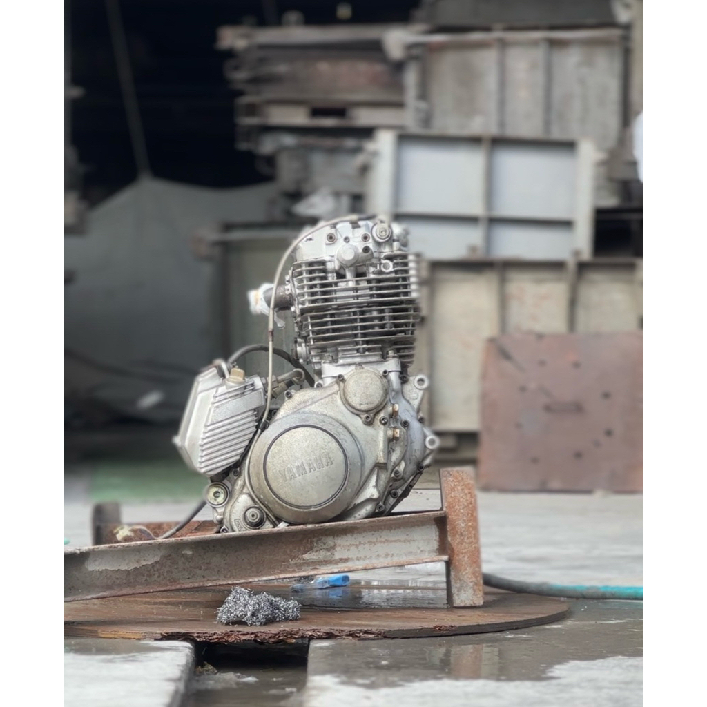 Mesin Yamaha SRX400 SR400 twin port
