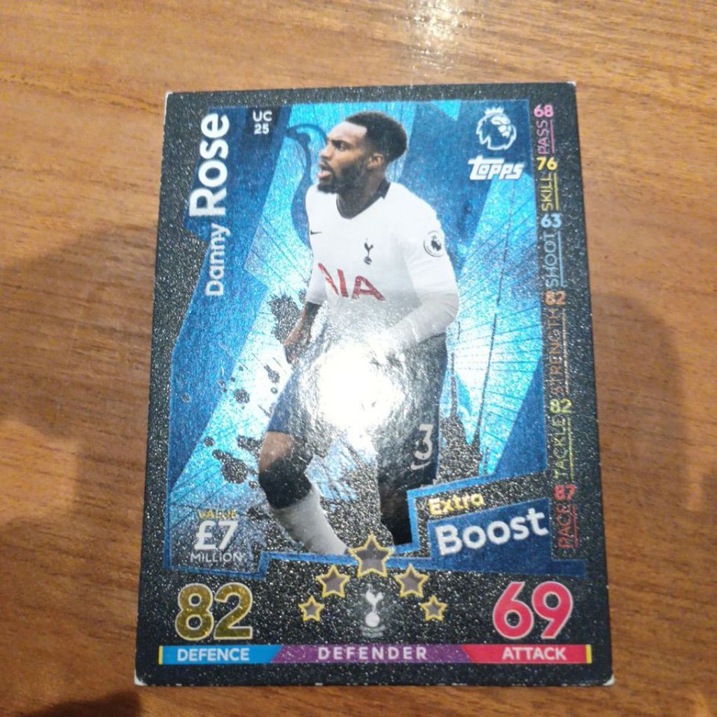kartu bola match attax extra epl 2018/2019 Tottenham
