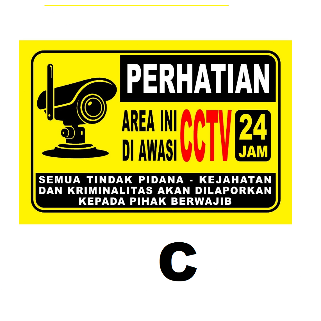 Stiker pengawasan CCTV ,stiker CCTV ,stiker peringatan CCTV ,stiker pantauan CCTV ,stiker CCTV
