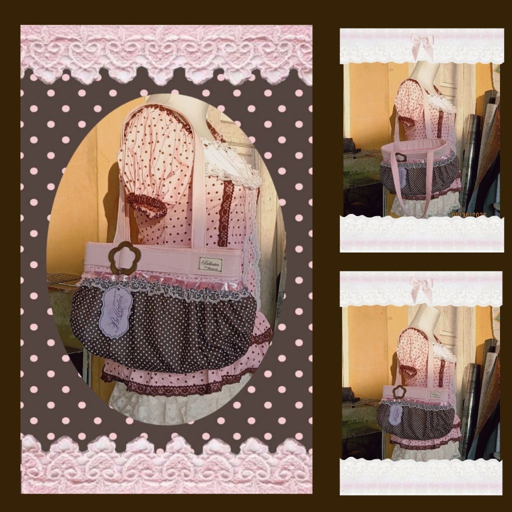button bag by bellcutes | harbour bag | handmade| pre order| shoulder bag| tas bahu