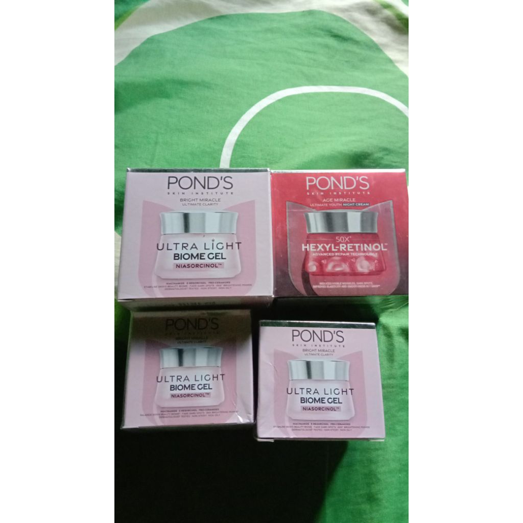 Ponds moisturizer + night cream