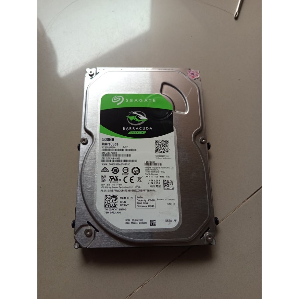seagate barracuda 500gb original