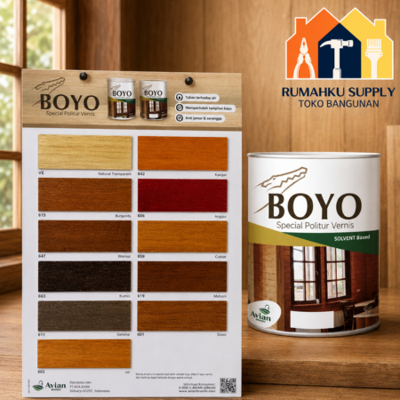 Cat vernis boyo / cat spesial politur ukuran 1liter / cat kayu