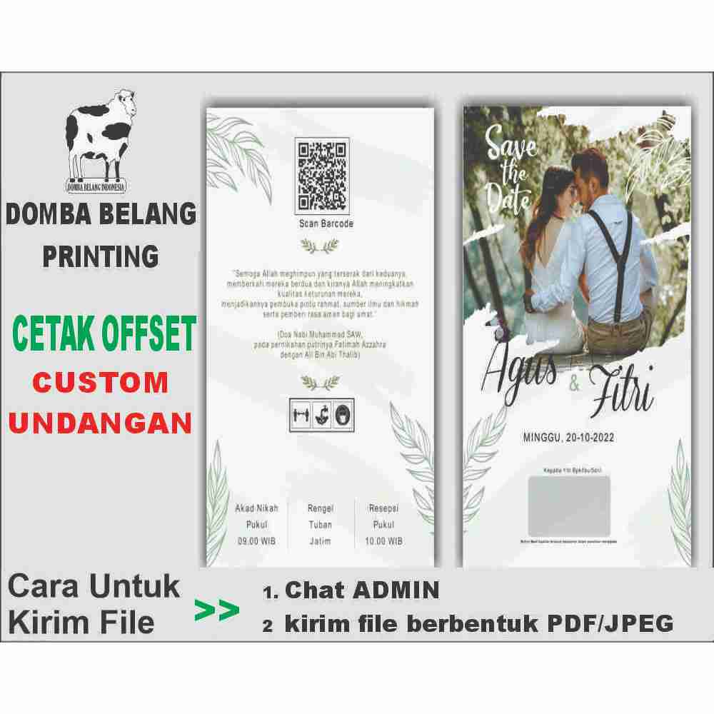 Cetak Undangan offset 1000 lembar