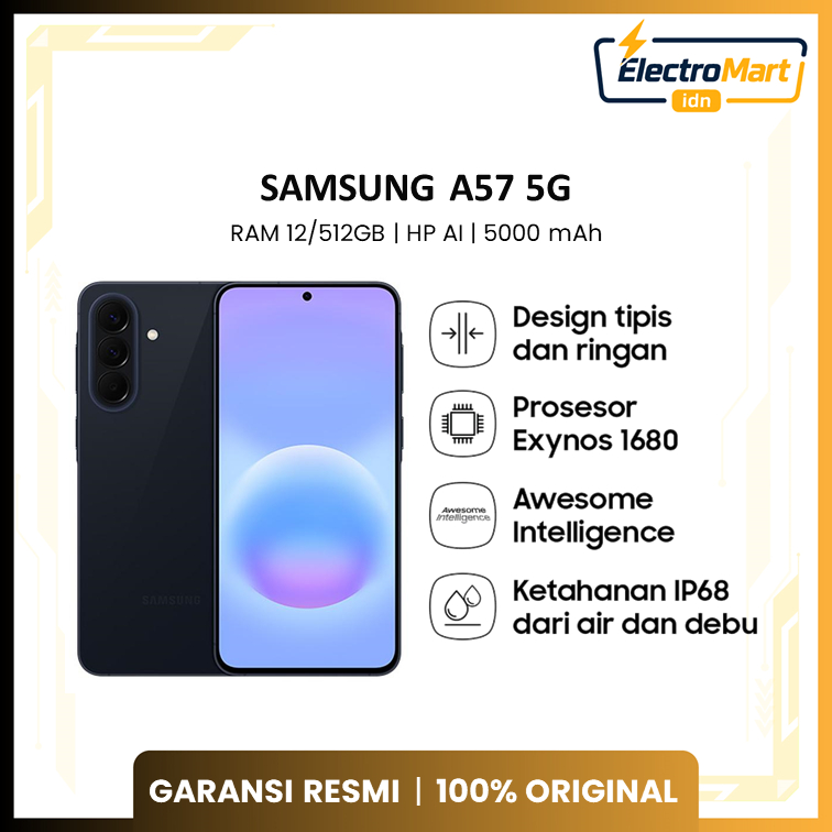 Samsung Galaxy A57 5G 12/256GB | Hp AI | IP68 | 5000 mAh
