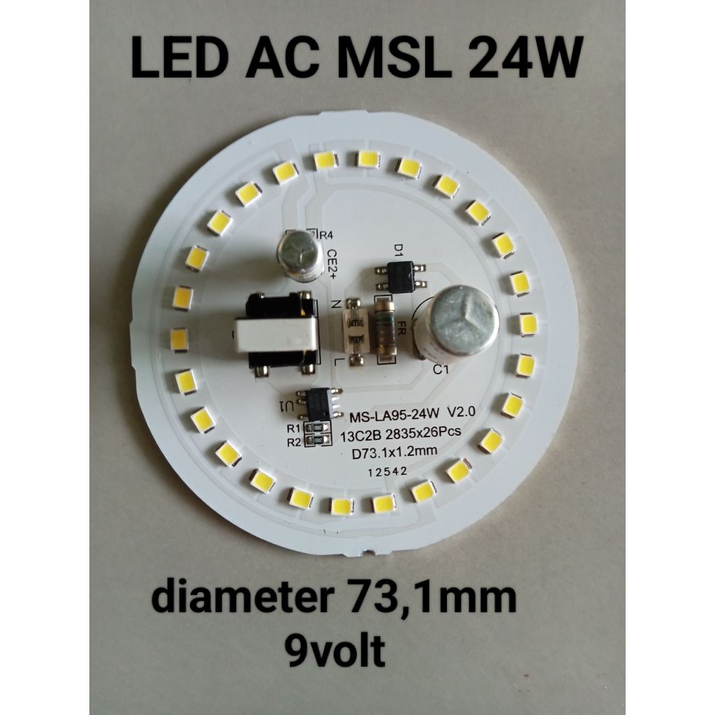 PCB LED AC DOB MSL 5W, 7W, 9W, 12W, 15W, 18W, 24W, ORIGINAL