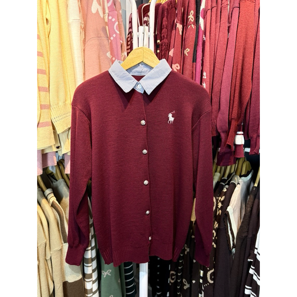 Zayna Kerah Kemeja Cardigan shirt - Mamiyu Project