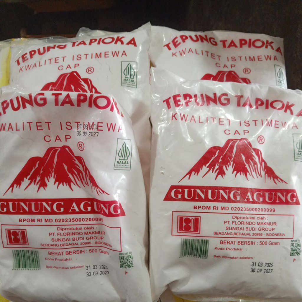 TEPUNG TAPIOKA GUNUNG AGUNG