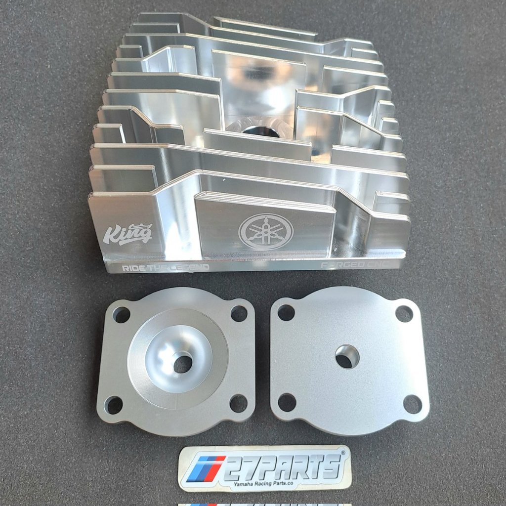 BLOK HEAD RX KING CNC PRO 1 SILVER BLOK HEAD CNC RX KING BLOK HEAD RX KING PRO1