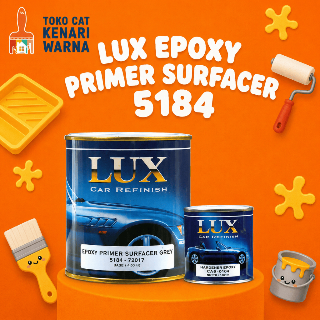 EPOXY LUX SURFACER  - CAT DASAR MOBIL EPOXY LUX 1 kg