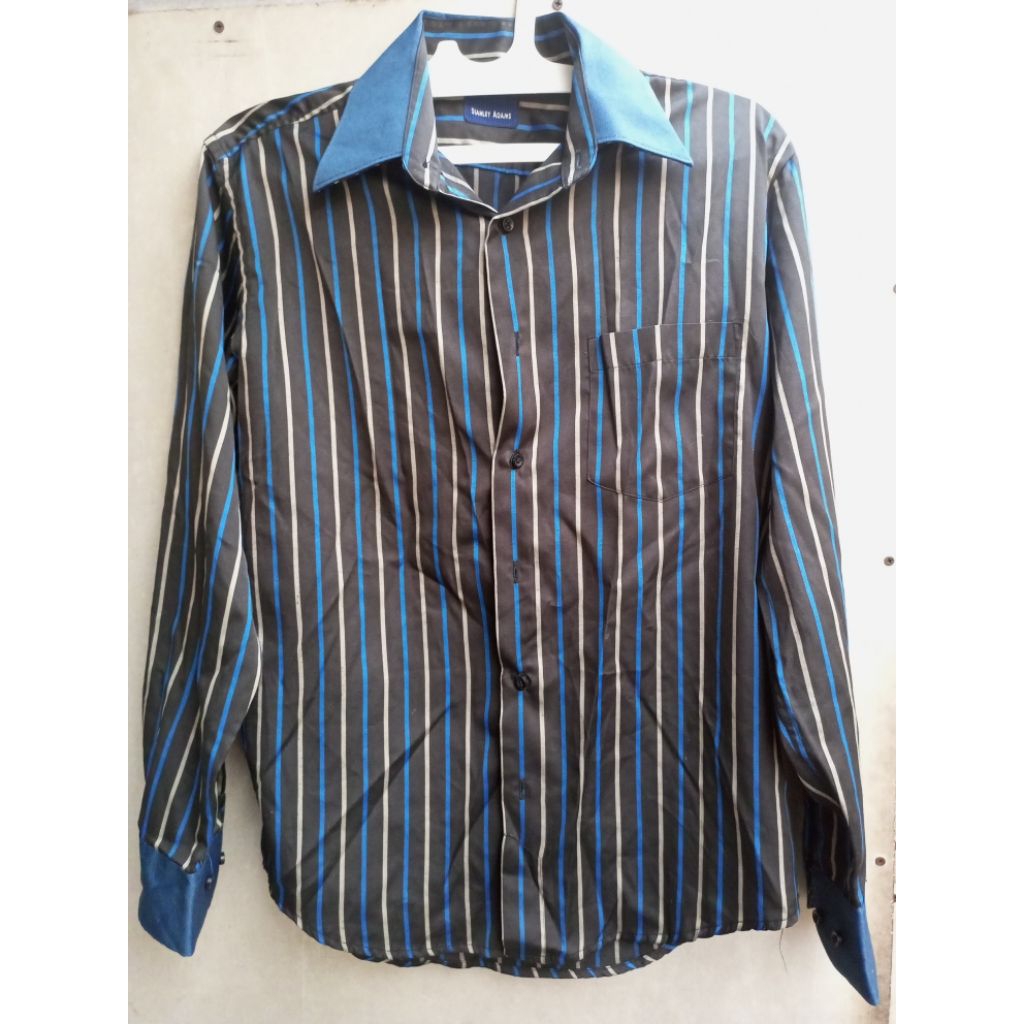 Kemeja Stanley adams/ cole slimfit Lengan panjang