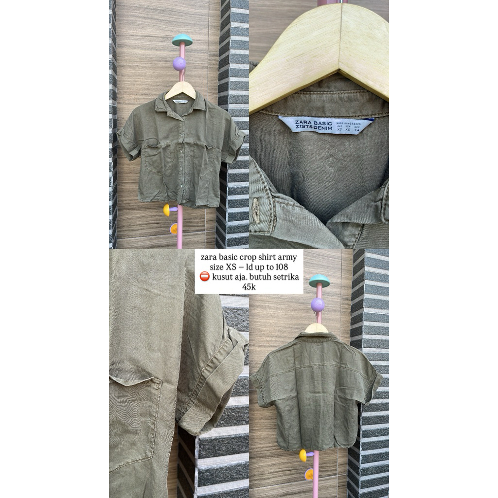 zara basic army