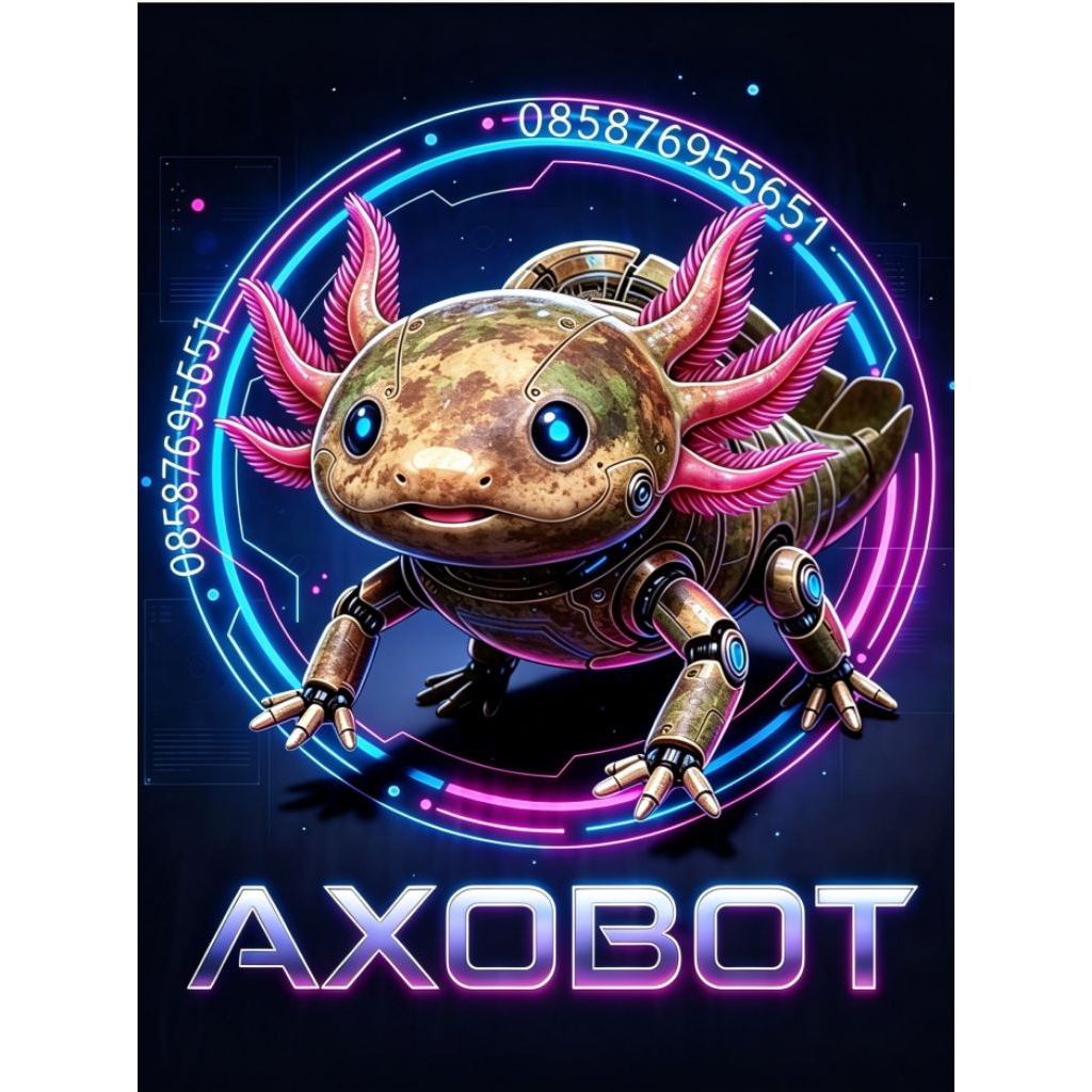 Axolotl Salamander whild tipe zise 7-8 cm